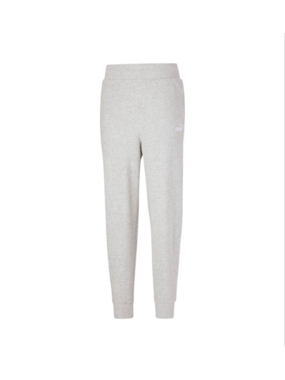 PUMA Sweatpants Womens Large White Heather Joggers NWT